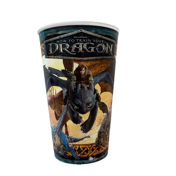 How To Train Your Dragon Cinemark Collectible Plastic Movie Cup - Picture 1 of 6